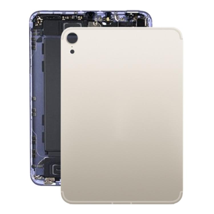 For iPad Mini 6 2021 4G Version Aluminum Alloy Back Battery Cover(Gold) - iPad mini 6 (2021) by buy2fix | Online Shopping UK | buy2fix