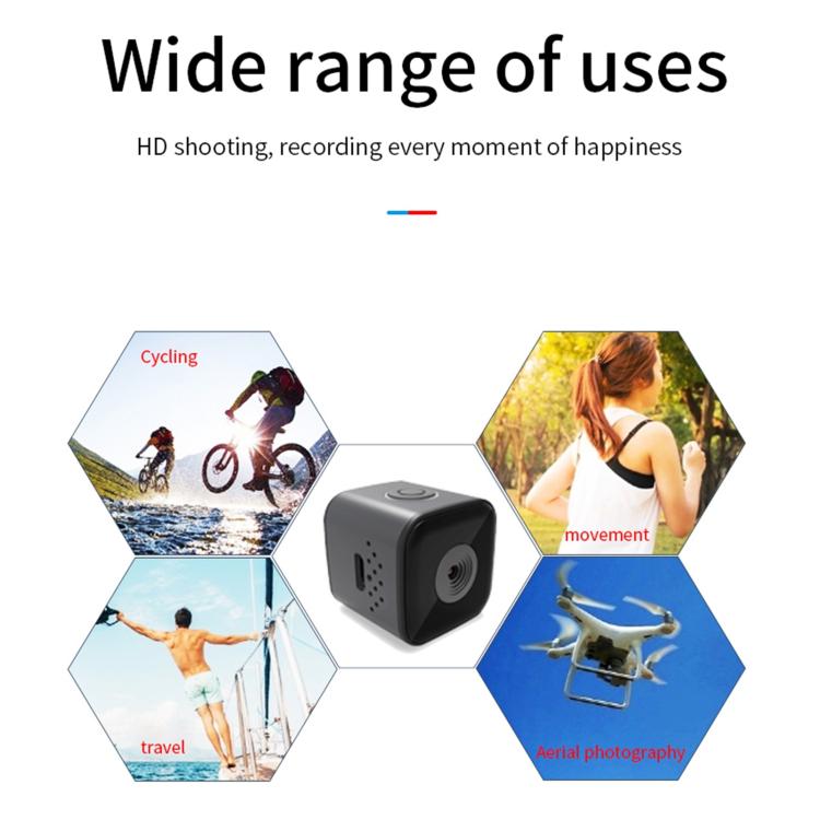 SQ28 1080P Mini Waterproof HD Smart Camera, Support Night Vision by buy2fix