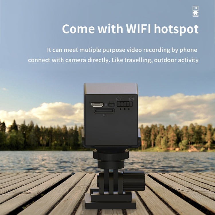 CAMSOY S30W 1080P Low Power Consumption WiFi Wireless Network Action Camera Wide-angle Recorder with Mount - Mini Camera by CAMSOY | Online Shopping UK | buy2fix