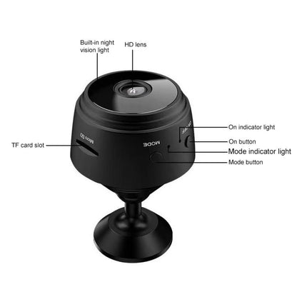A9 1080P WiFi IP Action Camera Mini DV(Black) by buy2fix