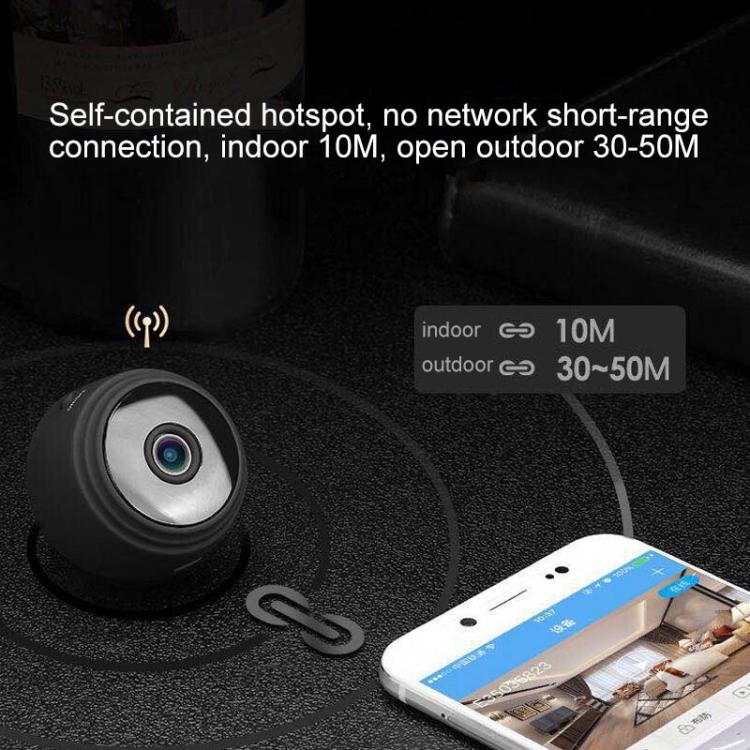 A9 1080P WiFi IP Action Camera Mini DV(Black) by buy2fix