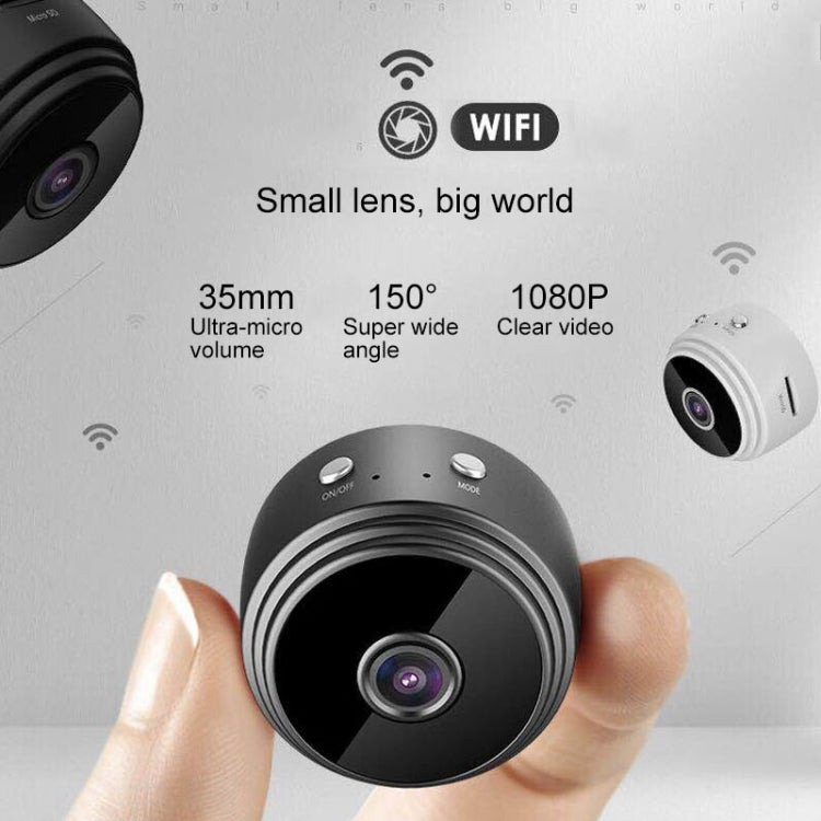 A9 1080P WiFi IP Camera Mini DV(White) by buy2fix