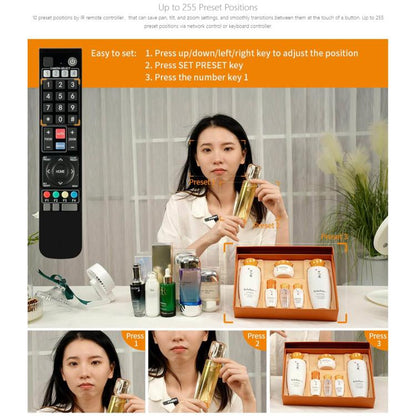 FEELWORLD UHD4K12X 4K PTZ Camera 12X Optical Zoom, Auto Focus SDI HDMI USB IP Remote Control (AU Plug) - HD Camera by FEELWORLD | Online Shopping UK | buy2fix