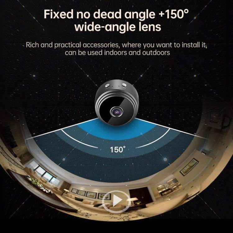 A9 720P Wifi Wireless Network Camera Wide-angle Recorder (White) by buy2fix