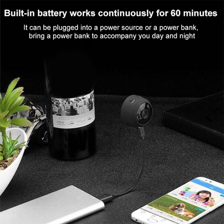 A9 720P Wifi Wireless Network Camera Wide-angle Recorder (White) by buy2fix