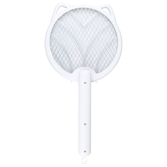 Cat Ear Rotary Electric Mosquito Swatter (White) by buy2fix