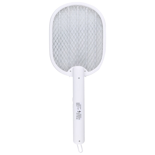 Multifunctional Rotating Folding Electric Mosquito Swatter (White) by buy2fix