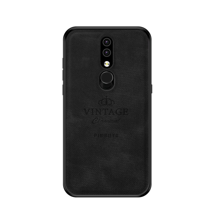 PINWUYO Shockproof Waterproof Full Coverage PC + TPU + Skin Protective Case for Nokia 4.2 (Black) - Nokia Cases by PINWUYO | Online Shopping UK | buy2fix