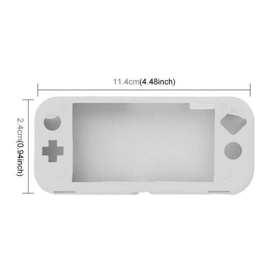 IPLAY Game Host Silicone Full Coverage Protective Case with Screen Protector for Switch Lite(Transparent) by iplay