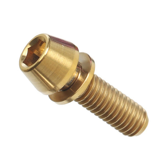 TOSEEK Bicycle Handlebar Stem Screw Titanium Alloy M5x16mm Mountain Bike  Fixed Gear Handlebar Stem Screw with Gasket (Gold) - Bicycle Grips by TOSEEK | Online Shopping UK | buy2fix