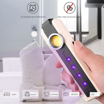 1902C 3 Lighting Mode Flashlight Rechargeable Lantern Disinfection Light UVA+UVC Antisepsis Lamp - Sterilizers by buy2fix | Online Shopping UK | buy2fix