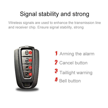 ANTUSI A6 USB Charging COB Light Source Smart Cycling Bike Warning Alarm Tail Light with Remote Control - Taillights by buy2fix | Online Shopping UK | buy2fix