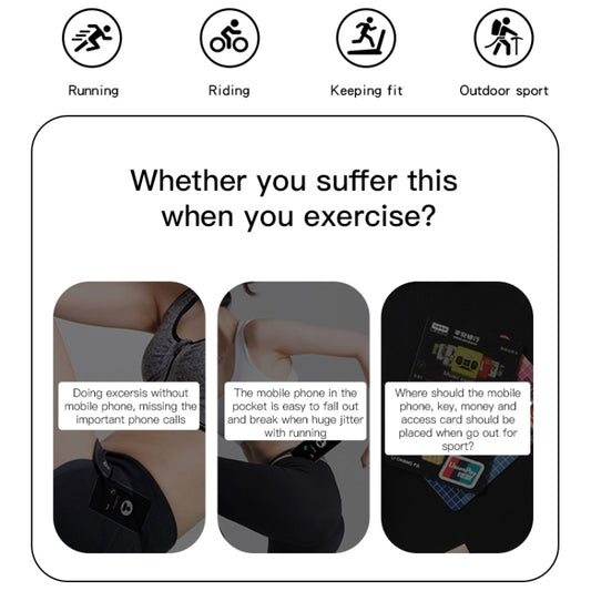 Yesido WB12 Outdoor Sports Running Phone Arm Bag (Grey) - Other by Yesido | Online Shopping UK | buy2fix