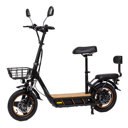 KuKirin C1 Pro 500W 48V 26Ah Electric Offroad Scooter with 14 inch Tires & Rear Seat, EU Plug - Electric Scooters by Kukirin | Online Shopping UK | buy2fix