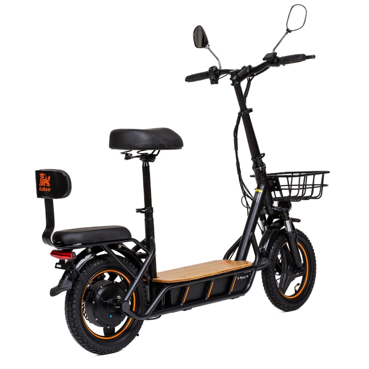 KuKirin C1 Pro 500W 48V 26Ah Electric Offroad Scooter with 14 inch Tires & Rear Seat, EU Plug - Electric Scooters by Kukirin | Online Shopping UK | buy2fix
