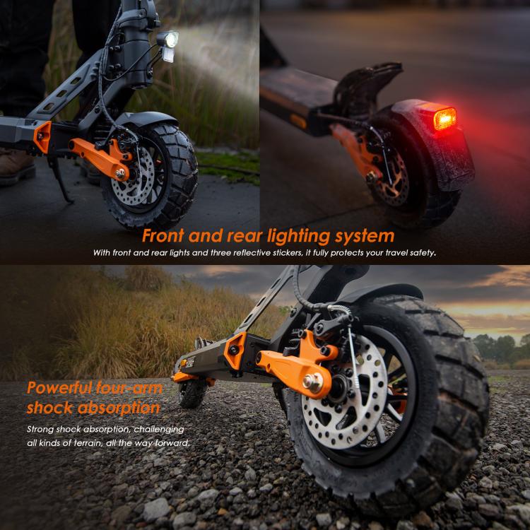 Kukirin G2 Pro VMP 500W Three-speed Folding Electric Offroad Scooter with 9 inch Vacuum Tires - Electric Scooters by Kukirin | Online Shopping UK | buy2fix