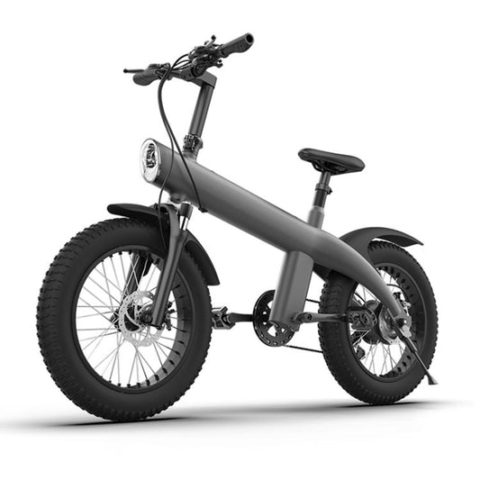 Q3 250W All-terrain Off-road Electric Bicycle with 20 inch Tires, EU Plug (Iron Black) - Electric Bicycles by buy2fix | Online Shopping UK | buy2fix