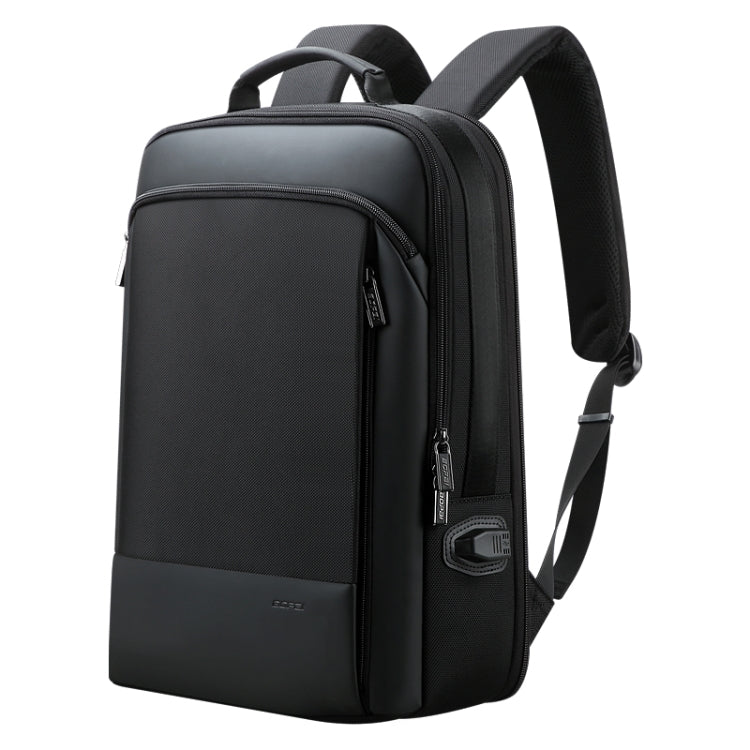 Bopai 61-07311 Large Capacity Anti-theft Waterproof Backpack Laptop Tablet Bag for 15.6 inch and Below, External  USB Charging Port(Black) - Backpack by Bopai | Online Shopping UK | buy2fix