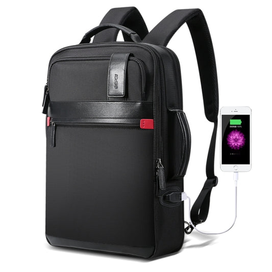 Bopai 751-003151 Large Capacity Anti-theft Waterproof Backpack Laptop Tablet Bag for 15.6 inch and Below, External  USB Charging Port(Black) - Backpack by Bopai | Online Shopping UK | buy2fix