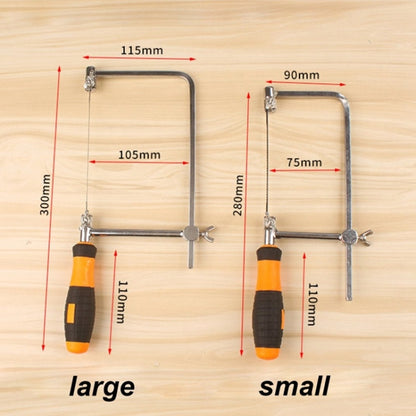 U Shape Hacksaw with Blades for Metal / Wood / Plastic Tube / Wire DIY Hand Tool Portable Woodworking Saw, Width: 105mm - Electric Saws & Accessories by buy2fix | Online Shopping UK | buy2fix