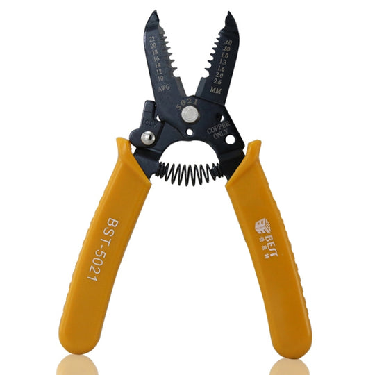BEST-5021 0.6 ~ 2.6mm Portable Crimper Cable Stripping Wire Stripping Pliers