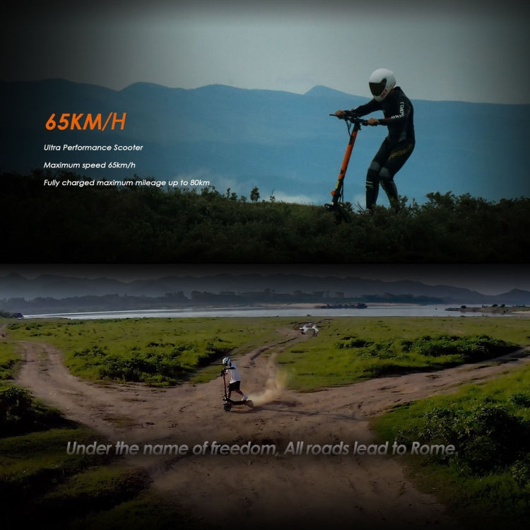 Kukirin G3 Pro 10 inch Tires 2400W 52V 23.4AH Three-speed Folding Electric Offroad Scooter with LED Display - Electric Scooters by Kukirin | Online Shopping UK | buy2fix