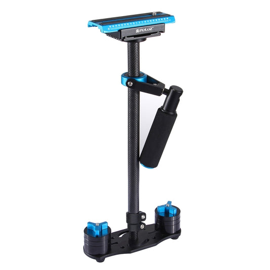 PULUZ 38.5-61cm Carbon Fibre Handheld Stabilizer for DSLR & DV Digital Video & Cameras, Load Range: 0.5-3kg(Blue) - Camera Stabilizer by PULUZ | Online Shopping UK | buy2fix