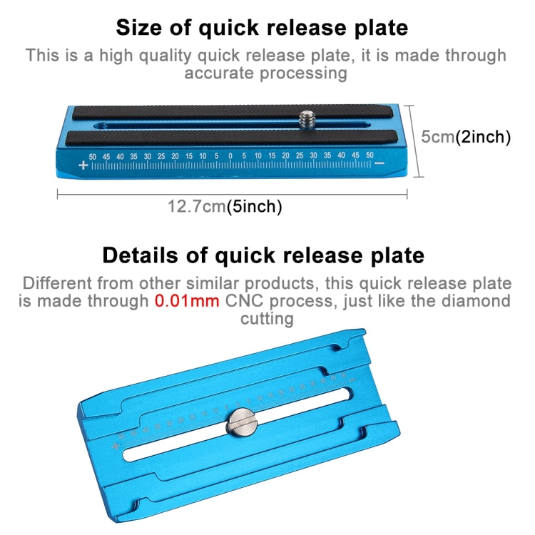 PULUZ 38.5-61cm Carbon Fibre Handheld Stabilizer for DSLR & DV Digital Video & Cameras, Load Range: 0.5-3kg(Blue) - Camera Stabilizer by PULUZ | Online Shopping UK | buy2fix