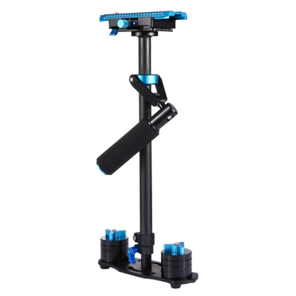 PULUZ 38.5-61cm Carbon Fibre Handheld Stabilizer for DSLR & DV Digital Video & Cameras, Load Range: 0.5-3kg(Blue) - Camera Stabilizer by PULUZ | Online Shopping UK | buy2fix