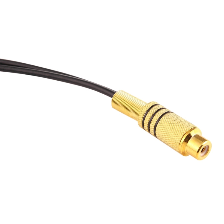 15cm RCA Female to  FAKRA Male + FAKRA Z Type Female RG174 Cable with Spring - Connectors by buy2fix | Online Shopping UK | buy2fix