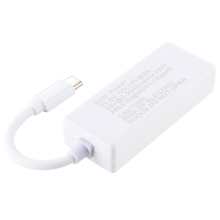 65W 5 Pin MagSafe Series to USB-C / Type-C Converter for MacBook (White) - Cable & Adapter by buy2fix | Online Shopping UK | buy2fix