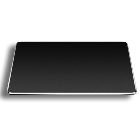Aluminum Alloy Double-sided Non-slip Mat Desk Mouse Pad, Size : L(Black) by buy2fix