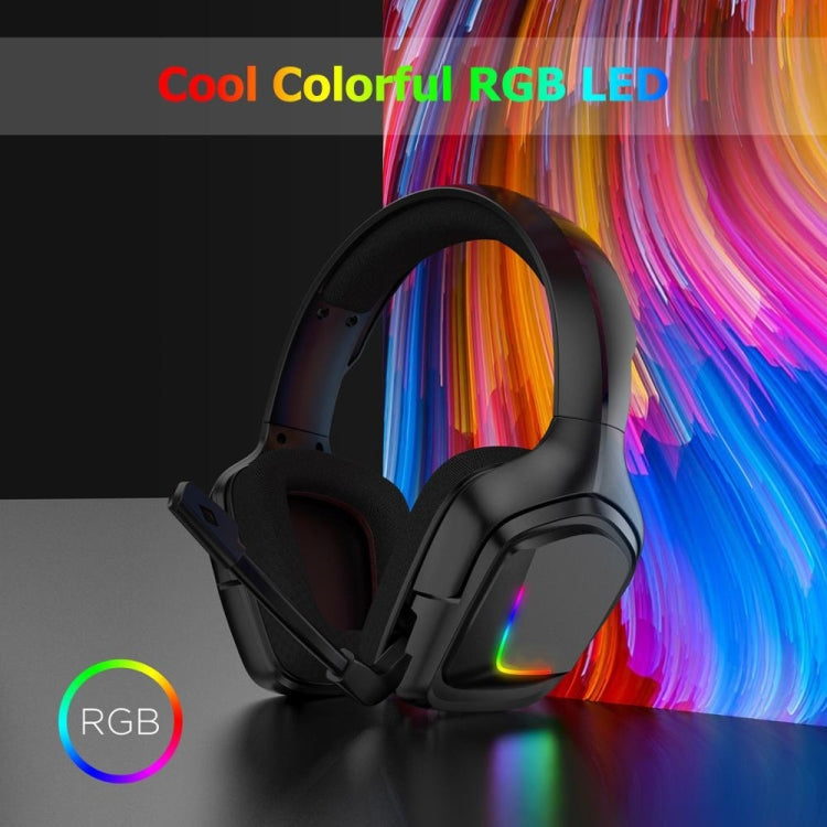 K20i Stereo Gaming Headset with Microphone RGB Light for XBox One / Laptop Tablet (Black) - Multimedia Headset by buy2fix | Online Shopping UK | buy2fix