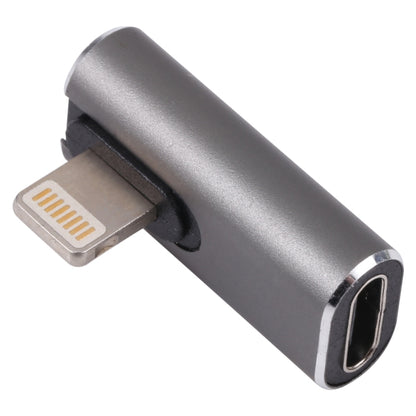 20W 8 Pin Male to USB-C / Type-C Female Elbow Charging Adapter - Converter & Adapter by buy2fix | Online Shopping UK | buy2fix