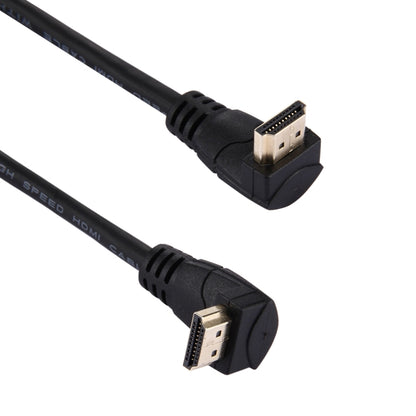 60cm 4K x 2K HDMI 2.0 Version High Speed 270 Degree Right Angle HDMI Male to 270 Degree Right Angle HDMI Male Cable with Ethernet(Black) - Cable by buy2fix | Online Shopping UK | buy2fix