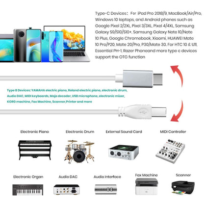 ADS-501 1m USB-C / Type-C to Host Data Connectuon Cable - Video & Audio Cable by buy2fix | Online Shopping UK | buy2fix