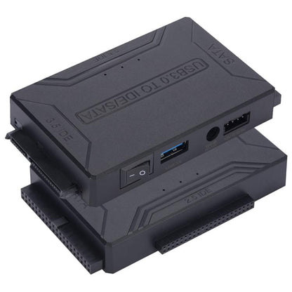 SATA / IDE to USB 3.0 Adapter 2.5 / 3.5 Inch Hard Drive Adapter Cable Converter, EU Plug - eSATA & SATA & IDE by buy2fix | Online Shopping UK | buy2fix