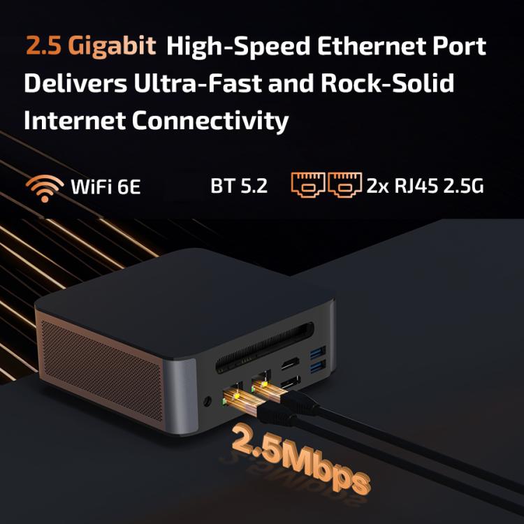 GXMO H90 Pro Windows 11 Mini PC, AMD Ryzen 7 8745HS Octa Core Processor, UK Plug - Windows Mini PCs by GXMO | Online Shopping UK | buy2fix