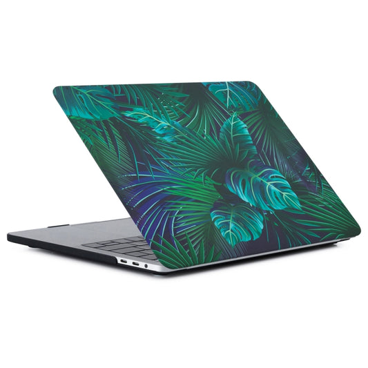 Palm Leaves Pattern PC Hard Shell Case for Macbook Pro 13.3 inch with Touch Bar by buy2fix