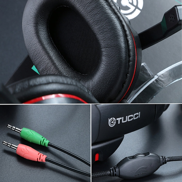 TUCCI X6 Super Bass Stereo PC Gaming Headset with Microphone - Multimedia Headset by TUCCI | Online Shopping UK | buy2fix