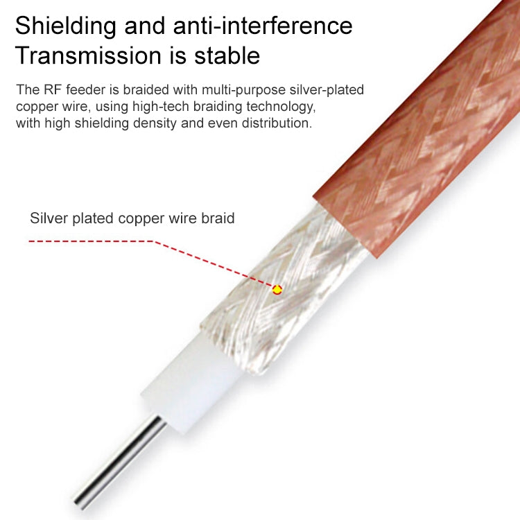 TS9 to RG316 Coaxial RF Connector Cable Extension Cable, Specification: 20 x 50cm - Cable by buy2fix | Online Shopping UK | buy2fix