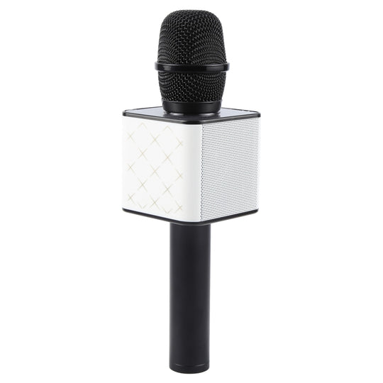 SDRD SD-08 Double haut-parleurs haute qualité sonore portable KTV enregistrement karaoké Bluetooth microphone à condensateur sans fil (noir)