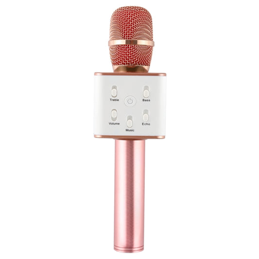 SDRD SD-08 Double Speakers High Sound Quality Handheld KTV Karaoke Recording Bluetooth Wireless Condenser Microphone(Rose Gold) by buy2fix