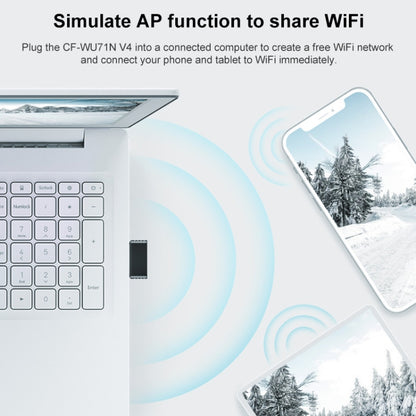 COMFAST CF-WU701N 150Mbps 2.4GHz WiFi4 Mini USB Network Adapter - USB Network Adapter by COMFAST | Online Shopping UK | buy2fix