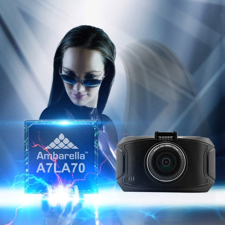 GS90C Car DVR Camera 2.7 inch LCD Screen HD 2304 x 1296P 170 Degree Wide Angle Viewing, Support Motion Detection / TF Card / G-Sensor / HDMI(Black) by buy2fix