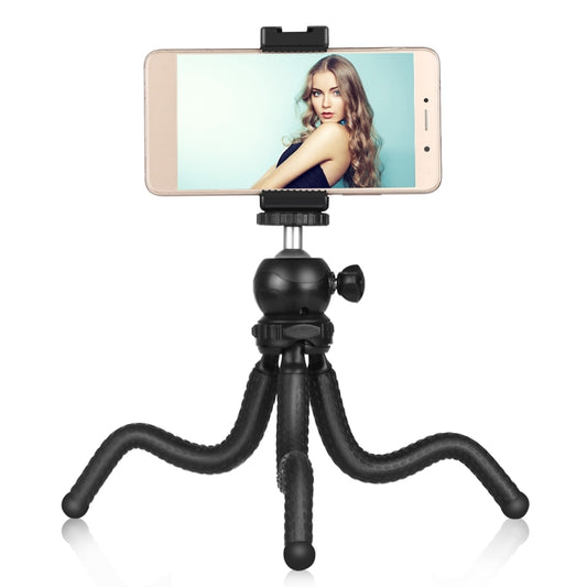 PULUZ Mini Octopus Flexible Tripod Holder with Ball Head & Phone Clamp + Tripod Mount Adapter & Long Screw for SLR Cameras, GoPro, Cellphone, Size: 25cmx4.5cm by PULUZ