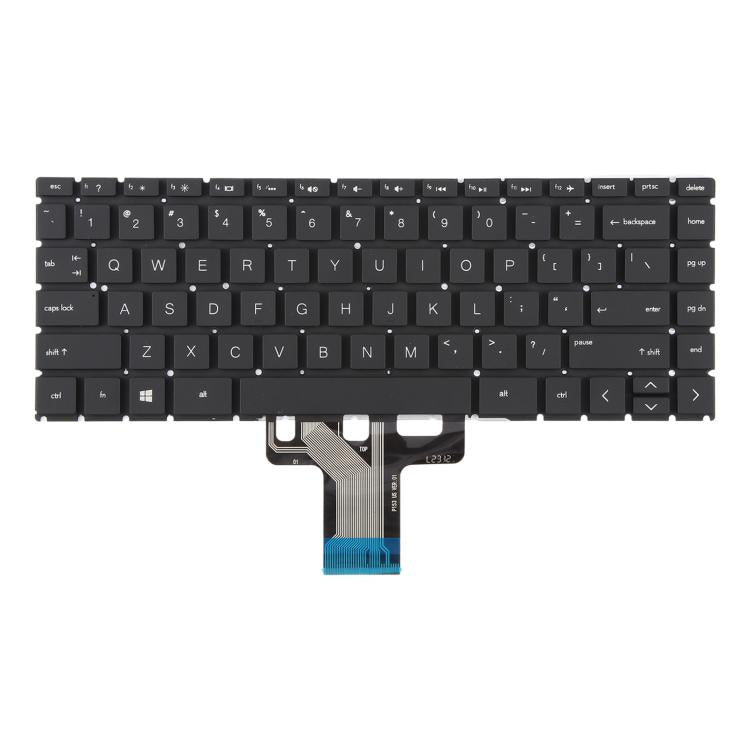 For HP Pavilion X360 14S-DK 14S-DP 14S-DQ 14S-CR 14s-CF 14-CE 14-CF 14S-DF/DK 14-CK 14-CD 14-CM 14S-DR 14S-fr US Version Keyboard with Backlight (Black) - Replacement Keyboards by buy2fix | Online Shopping UK | buy2fix