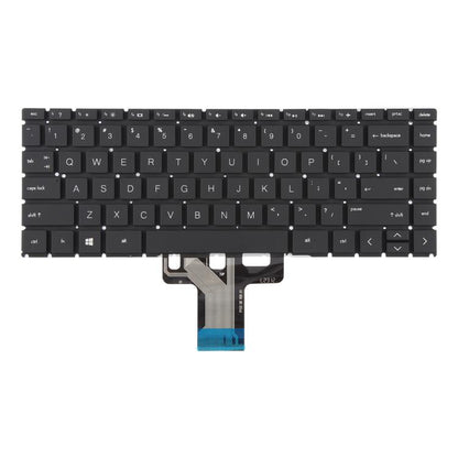 For HP Pavilion X360 14S-DK 14S-DP 14S-DQ 14S-CR 14s-CF 14-CE 14-CF 14S-DF/DK 14-CK 14-CD 14-CM 14S-DR 14S-fr US Version Keyboard with Backlight (Black) - Replacement Keyboards by buy2fix | Online Shopping UK | buy2fix