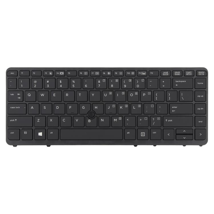 For HP EliteBook 840 G1 / 850 G1 US Version Keyboard with Backlight and Pointing (Black) - Replacement Keyboards by buy2fix | Online Shopping UK | buy2fix