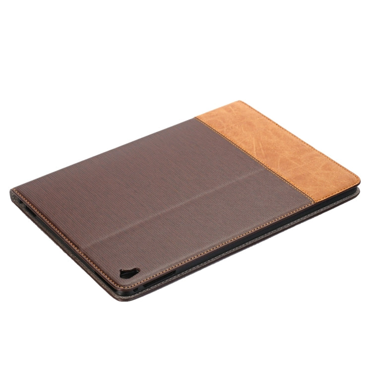 Cross Texture Horizontal Flip Leather Case with Holder & Card Slots & Wallet for iPad Pro 9.7 inch(Coffee) - iPad Pro 9.7 inch Cases by buy2fix | Online Shopping UK | buy2fix